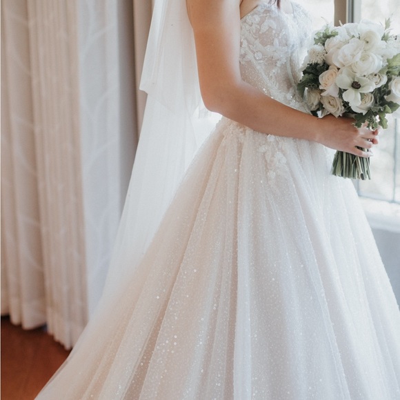 Maggie Sottero sparkly wedding dress